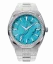 Ασημένιο ρολόι Paul Rich για άντρες με ιμάντα από χάλυβα Frosted Star Dust Azure Dream - Silver 45MM