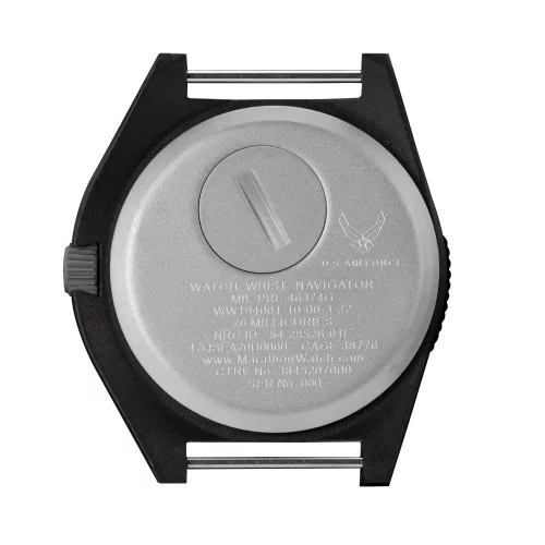 Czarny zegarek Marathon Watches z nylonowym paskiem Official USAF™ Pilot's 41MM