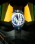 Montre Bomberg Watches pour homme de couleur argent avec bracelet en caoutchouc RACING 4.1 Blue 45MM