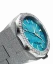 Męski srebrny zegarek Paul Rich ze stalowym paskiem Frosted Star Dust Azure Dream - Silver 45MM