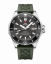 Męski srebrny zegarek Swiss Military Hanowa z gumowym paskiem Dive 1.000M SMA34092.09 45MM Automatic