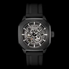 Men's black Audaz watch with rubber strap Maverick ADZ3060-01 - Automatic 43MM