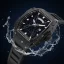 Herrenuhr in Schwarz Paul Rich Watch mit Gummiband Frosted Astro Day & Date Lunar - Black 42,5MM