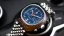 Relógio Straton Watches prata para homens com pulseira de aço Comp Driver Blue 42MM