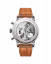 Relógio Undone Watches prata para homem com pulseira de couro Vintage Salmon 40MM