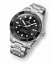 Muški srebrni sat Swiss Military Hanowa s čeličnim remenom Dive SM34088.01 41,5MM