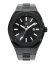 Men's black Paul Rich watch with steel strap Signature Frosted Barons Black 45MM