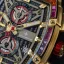 Zlaté pánské hodinky Ralph Christian s gumovým páskem The Polaris Chrono Ice - Midnight Radiance 42,5MM