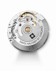 Stříbrné pánské hodinky Swiss Military Hanowa s ocelovým páskem Dive 500M SMA34075.02 44MM Automatic