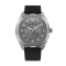 Męski srebrny zegarek Circula Watches ze skórzanym paskiem ProTrail - Grau 40MM Automatic