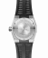 Relógio Paul Rich prata para homens com pulseira de borracha Aquacarbon Pro Midnight Silver - Sunray 43MM