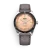 Stříbrné pánské hodinky Vulcain s koženým páskem Skindiver Nautique - Brown - GREY 44,5MM Automatic