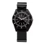 Reloj Marathon Watches negro de hombre con correa de nailon Black Pilot's Navigator 41MM
