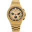 Orologio da uomo in oro Louis XVI con cinturino in acciaio Frosted Le Monarque 1213 - Gold 42MM