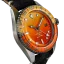 Strieborné pánske hodinky Out Of Order Watches s koženým pásikom Sex on the Beach GMT 40MM Automatic