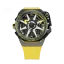 Men's Mazzucato black watch with rubber strap RIM Monza Black / Yellow - 48MM Automatic