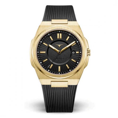 Ανδρικό ρολόι Zinvo Watches σε χρυσό χρώμα με ατσάλι Rival - Gold 44MM