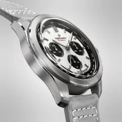 Venezianico men's silver watch with a leather strap Bucintoro 8221510 42MM Automatic