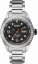 Men's silver Audaz watch with steel strap Tri Hawk ADZ-4010-01 - Automatic 43MM