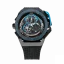 Czarny męski zegarek Mazzucato z gumowym paskiem RIM Monza Black / Blue - 48MM Automatic