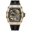 Orologio da uomo in argento Tsar Bomba Watch con un braccialetto di gomma TB8209D - Silver / Black Automatic 43,5MM