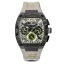 Men's black Ralph Christian watch with a rubber band The Intrepid Sport Carbon Fiber - Ivory Slate 42,5MM