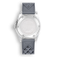 Miesten hopeinen Squale - kello kumirannekkeella 1545 Grey Rubber - Silver 40MM Automatic
