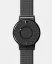 Men's black Eone watch with steel strap Switch Sunflower - Black 40MM