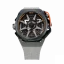 Čierne pánske hodinky Mazzucato s gumovým pásikom RIM Monza Black / Grey - 48MM Automatic