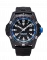 Reloj ProTek Watches negro de hombre con banda de goma Dive Series 1003 42MM
