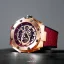 Men's gold Nsquare Watch with leather strap SnakeQueen Gold 46MM Automatic