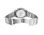 Herrenuhr aus Silber NYI Watches mit Stahlband Malcom - Silver 41MM