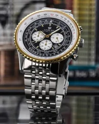 Miesten hopeinen Louis XVI -kello teräshihnalla Artagan 3420 - Silver Black 47.5MM