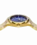Montre Paul Rich pour homme de couleur or avec bracelet en acier Frosted Star Dust Lapis Nebula - Gold 45MM