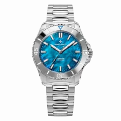 Men's Venezianico silver watch with steel strap Nereide Tungsteno 3121541C 39MM Automatic
