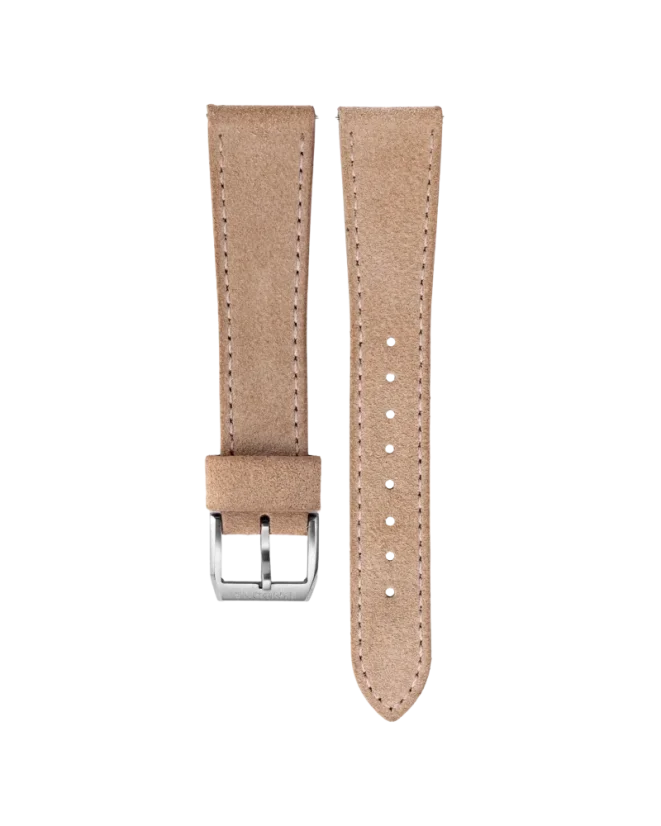 Men's silver Undone Watch with leather strap Urban Automatic Sandstorm 40MM