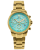 Montre Louis XVI pour femmes en or avec bracelet en acier inoxydable Palais Royale Woman With Diamond 6005 - Gold 38MM