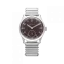 Męski srebrny zegarek Praesidus ze stalowym paskiem DD-45 Tropical Steel 38MM Automatic