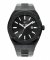 Relógio Paul Rich de homem preto com bracelete de aço Signature Frosted Barons Black 45MM