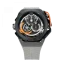 Men's Mazzucato black watch with rubber strap RIM Monza Black / Grey - 48MM Automatic