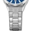Srebrny zegarek męski Bomberg Watches z pasem stalowym OCEAN BLUE 43MM Automatic