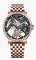 Relógio Agelocer Watches ouro para homens com pulseira de aço Tourbillon Series Gold / Black Ruby 40MM