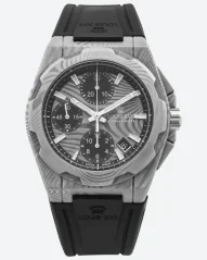 Stříbrné pánské hodinky Louis XVI s gumovým páskem La Vauguyon 1201 - Silver 41MM Automatic