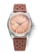 Męski srebrny zegarek Nivada Grenchen ze skórzanym paskiem Antarctic Spider 32050A23 38MM Automatic