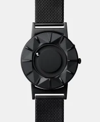 Czarny zegarek męski Eone ze stalowym paskiem Bradley Element - Black 40MM