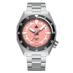 Men's silver Phoibos watch with steel strap Depth Hunter 300M PY060F Automatic 40MM