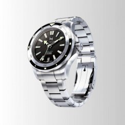 Stříbrné pánské hodinky Fathers s ocelovým páskem Eternal Legacy Steel 40MM Automatic