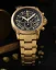 Men's gold Louis XVI watch with steel strap Palais Royale 1018 - Gold 43MM