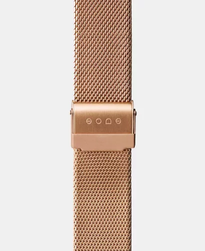 Goudkleurig horloge Eone met stalen band Bradley Mesh - Rose Gold II 40MM