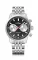 Montre Delma Watches pour homme de couleur argent avec bracelet en acier Continental Silver / Black 42MM Automatic